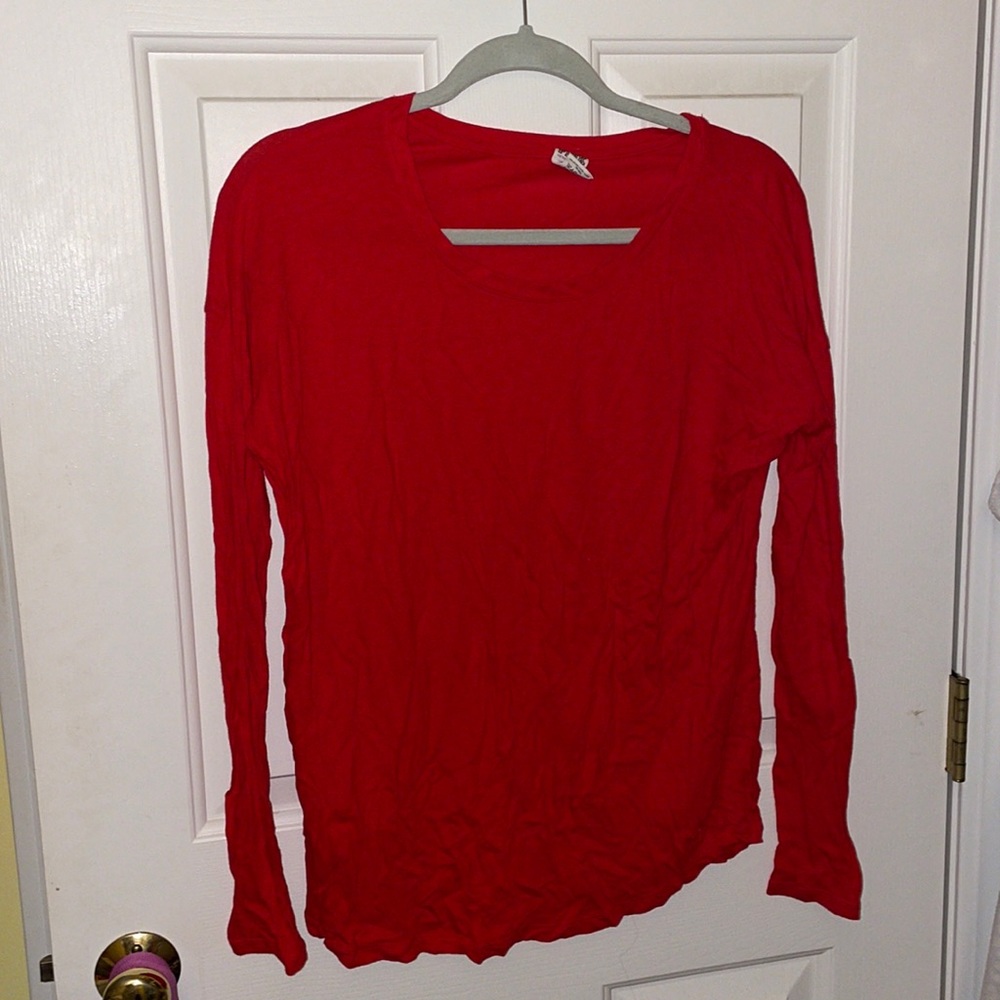 Red Long Sleeve Shirt